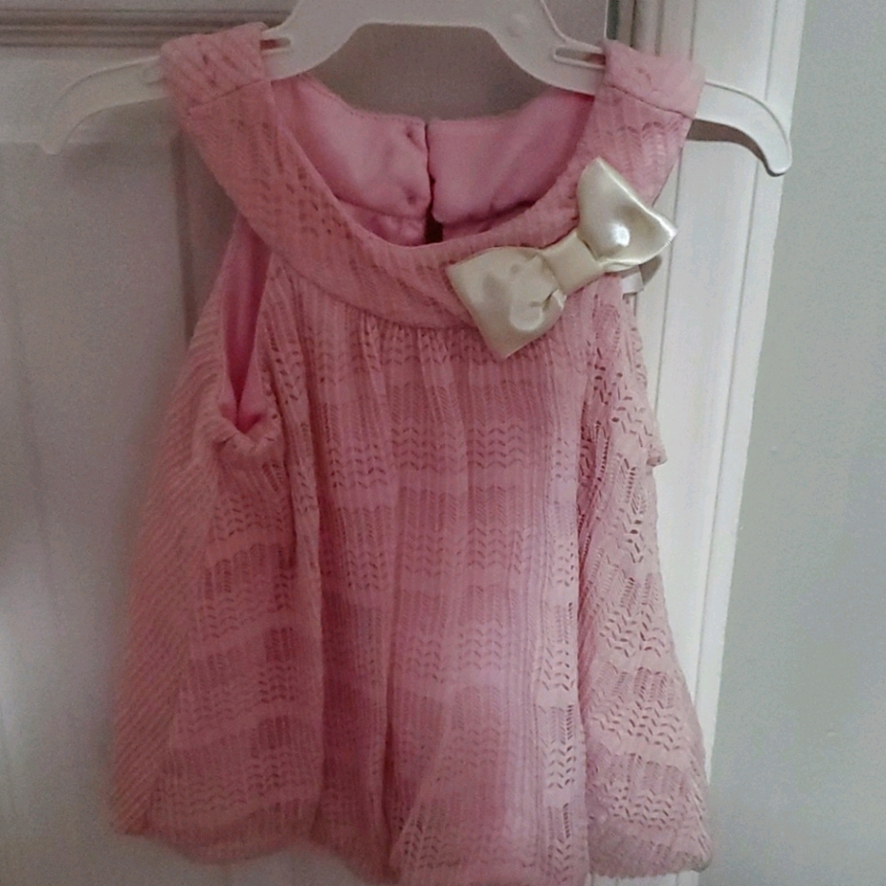 Baby girls pink blouse